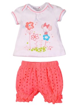Set dievčenské tričko, nohavice, Minoti, LOVELY 1, dievča - 62/68 | 3-6m