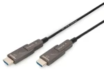 Digitus AK-330127-200-S čierna / Adaptérový kábel HDMI - Micro HDMI / AOC / 4K 60Hz / 18 Gbps / 20 m (AK-330127-200-S)