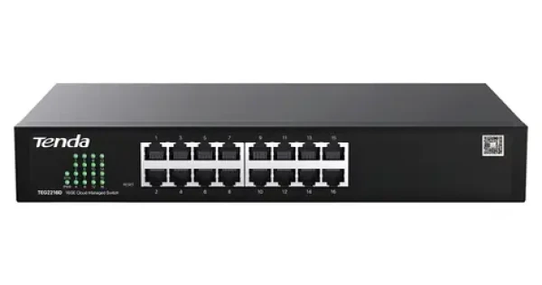 Tenda TEG2216D / Switch / 16x Gigabit LAN / Websmart cloud management / kovový (75012019)