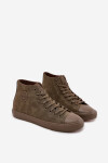 Pánske zateplené tenisky Big Star HI-POLY SYSTEM - khaki 44