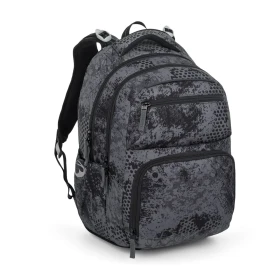 Bagmaster ZIPSTER 25 B školní batoh – šedý Šedá 30 l 230347