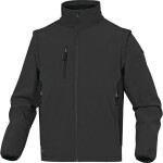Pracovná softshell bunda Delta Plus MYSEN2 Farba: Čierna/ Červená, Veľkosť: M (MYSE2NRTM)