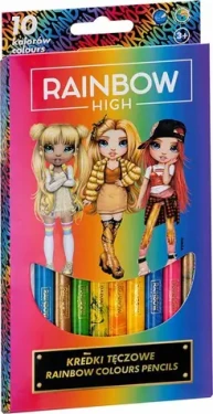 ASTRA Pastelky Rainbow High JUMBO dúhové 10ks (155756)