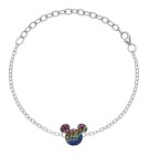 Disney Hravý strieborný náramok Mickey Mouse BS00025SRML-S