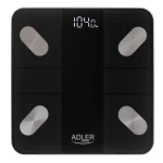 Adler AD 8186b čierna / Osobná váha / Bluetooth 4.2 / Analýza telesného zloženia / Max. 180 kg (AD 8186b)