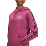 Mikina Under Armour Icon Fleece Taped Hoodiey Red M