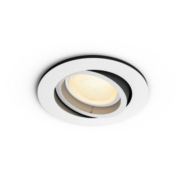 Philips Hue Centura LED 1x5.7W okrúhle biela / LED zápustné svietidlo GU10 / 350lm / 2000-6500 K RGB / IP20 (50451/31/P7)