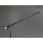 MEXEN/S - Kyoto Sprchová zástena WALK-IN 75 x 200, transparent 8 mm, grafit kartáčovaná 800-075-101-66-00