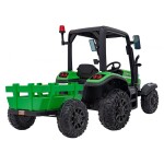 Mamido Detský elektrický traktor BLAST s prívesom 2x200W zelený