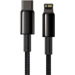 Baseus CATLWJ-01 Tungsten Gold Fast Charge čierna / Kábel USB-C na Lightning 20W 1 m (CATLWJ-01)