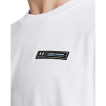 Tričko Under Armour HW ARMOUR LABEL SS Tee White/ Black XS