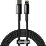 Baseus CATLWJ-A01 Tungsten Gold Fast Charge čierna / Kábel USB-C na Lightning 20W 2 m (CATLWJ-A01)