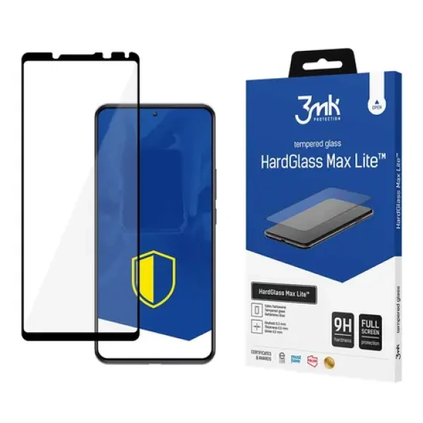 3mk HardGlass Max Lite tvrdené sklo pre Sony Xperia 5 IV čierna (5903108493024)