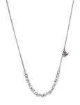 Emporio Armani Blyštivý strieborný náhrdelník so zirkónmi EG3604040