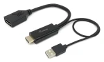 Equip HDMI › DisplayPort / Adaptérový kábel / 4K / 60 Hz / 0,15 m / čierny (119039)