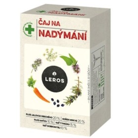 LEROS ČAJ NA NADÚVANIE bylinný čaj, nálevové vrecúška 20x1,5 g