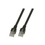 EFB Cat5e SF/UTP čierny / Patch kábel / RJ-45 / 25 m / PVC / CCA (K5456.25)