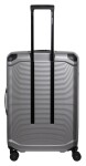 Veľký škrupinový kufor Travelite Millennium L Silver