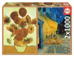 Educa Puzzle Slnečnica + Terasa kaviarne v noci