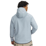 Mikina Under Armour Unstoppable Fleece Grid FZ Harbor Blue/ Black XXL