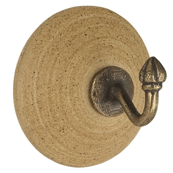 Ib Laursen Keramický vešiak Raw Brown