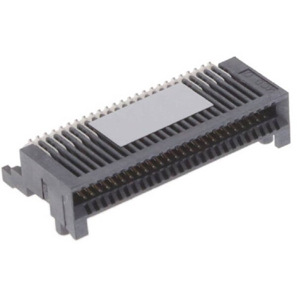 Molex vstavaná zásuvková lišta (štandardná) Počet pólov 50 Raster (rozteč): 0.80 mm 755860006 1 ks Tape on Full reel; 755860006