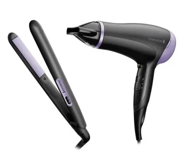 Remington D3016GP Style Essentials / Súprava sušiča a žehlička na vlasy / 2000W / keramická žehlička / 215°C (100002076076)