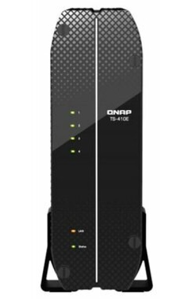 QNAP TS-410E-8G / 4core 2.6GHz / 8GB RAM / 4x 2.5 SATA / 2x 2.5GbE / 4x USB 3.2 / 1x 4K HDMI / bez vetráčikov (TS-410E-8G)