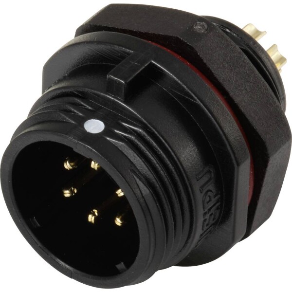 Weipu SP1312 / P 6 guľatý faston, 1 ks; SP1312 / P 6