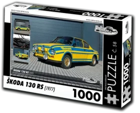 RETRO-AUTA Puzzle č. 58 Škoda 130 RS (1977)
