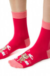 Dámske valentínske ponožky 136 malina 38-40