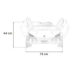 Mamido Detské elektrické autíčko Lamborghini Revuelto XL 24V 4x200W červené