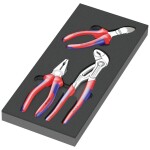 Wera 05150180001 súprava klieští 3-dielna Náradie Knipex, v penovej vložke; 05150180001