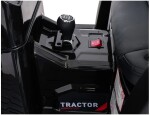 Mamido Detský elektrický traktor MEGA D68 24V s prívesom žltý