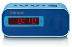 Lenco CR-205 modrá / FM rádio / Hodiny / Alarm / LED displej (CR-205BLUE)