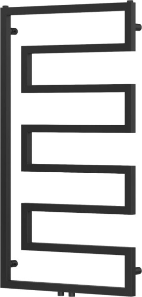 MEXEN - Floryda vykurovací rebrík/radiátor 1080 x 600 mm, 358 W, čierny W206-1080-600-00-70