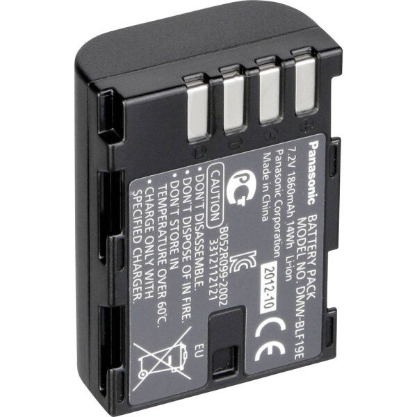 Akumulátor do kamery Panasonic DMW-BLF19, DMW-BLF19E, DMW-BLF19PP 7.2 V 1860 mAh DMWBLF19E; DMWBLF19E