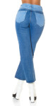 Trendy Patchwork Look Boyfriend Jeans denimblue