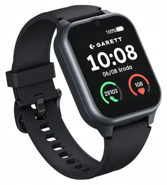 Garett Vita 4G čierna / Chytré hodinky / SOS / GPS / 4G LTE / IP68 (5904238487358)