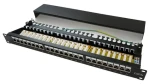 Xtendlan / Patch panel / 19" / 24 portov / tienený / Cat5e (XL-PP19-24C5ESD-LED)