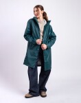 Herschel Supply Long Classic Rain Jacket Women's Dark Sea S