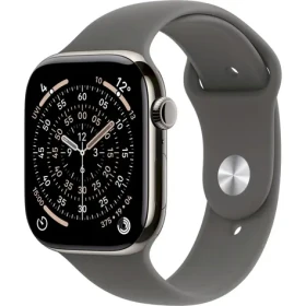 Apple Watch Series 11 GPS+Cellular 46mm Titanové telo - Skálovo šedý športový remienok S/M / 140-190 mm (MFCW4MP/A)
