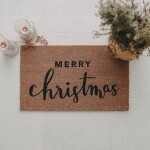 Eulenschnitt Rohožka z kokosového vlákna Merry Christmas 75 x 45 cm