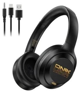Onikuma GT811 čierna / Herné slúchadlá / Bluetooth 5.4 / ANC / mikrofón / výdrž 55 h (GT811 Black)