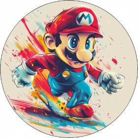 Jedlý papier Super Mario 19,5 cm - Pictu Hap - Pictu Hap