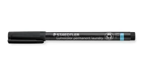 Staedtler Lumocolor F čierna / Popisovač na textil / permanentný / vode odolný / stopa 0,6 mm (319 LM F-9)