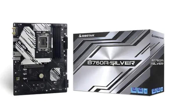 Biostar B760A-SILVER / Základná doska / Intel B760 / LGA1700 / DDR5 / ATX (B760A-SILVER)