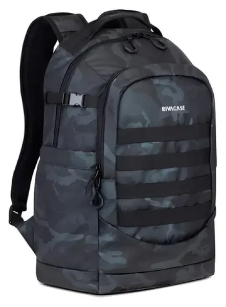Riva Case Sherwood šedá camo / Batoh na notebook 15,6" / Vodeodolný / 2 priehradky (7631 NAVY CAMO)
