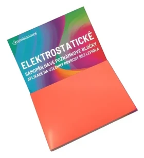 Fellowes Symbionotes červené / Poznámkový bloček / elektrostatický / 190x100 mm / 100 ks (SYNT190100R100)