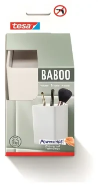 Tesa Baboo Box biela / Úložný organizér / bez vŕtania / 8,6 x 11 x 8 cm / plast (40520-00000-00)